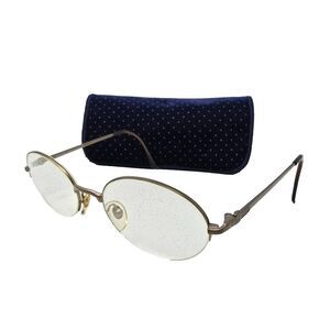 Brooks Brothers BB 166‎ Half Rim Men's 1117 50 19 135 Eyeglasses Made in Italy